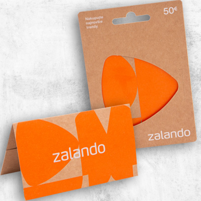 Zalando giftcards from cardboard